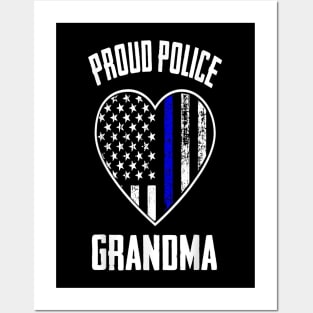 Proud police grandma Posters and Art